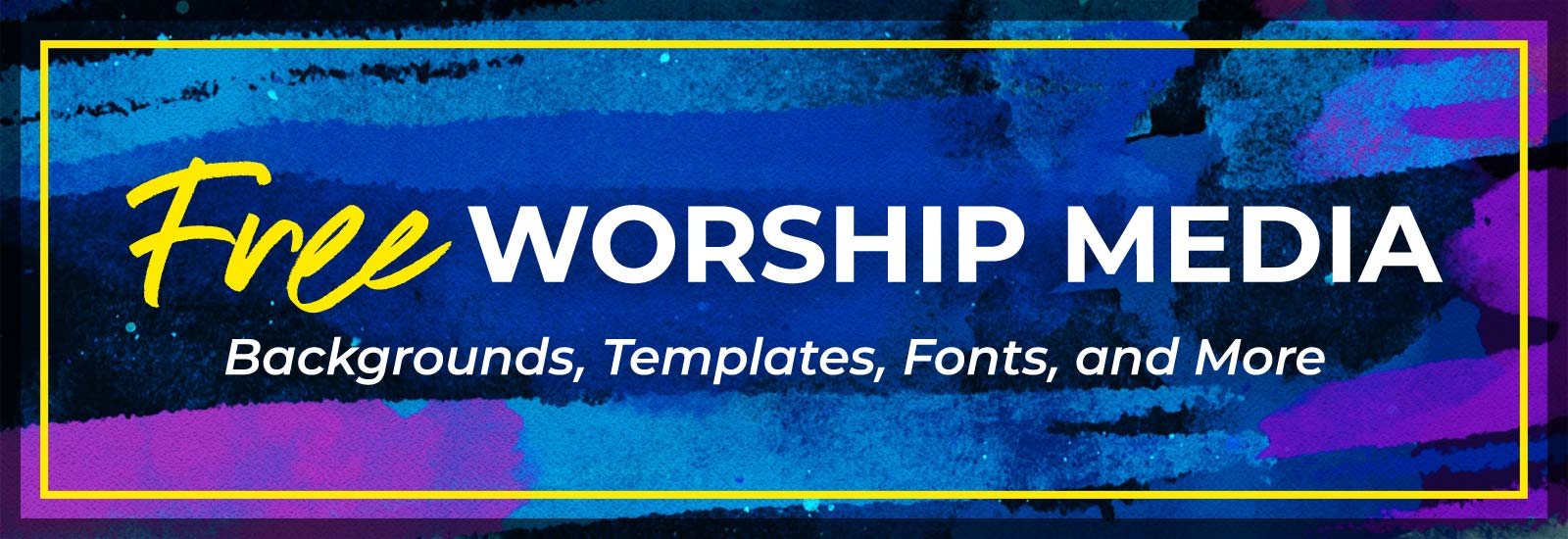 welcome worship graphics
